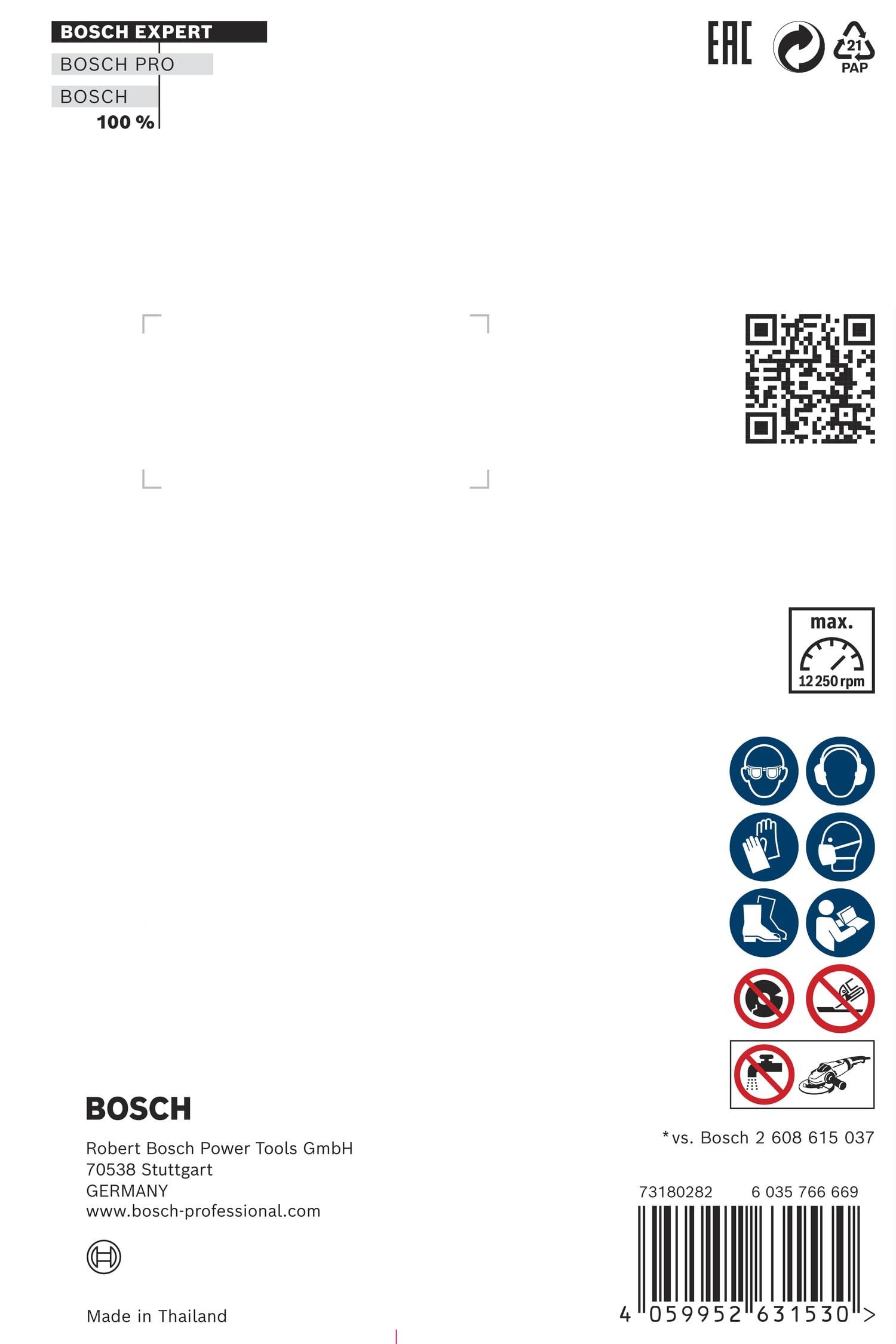 Bosch Expert Multi Material disque diamant 125 mm béton