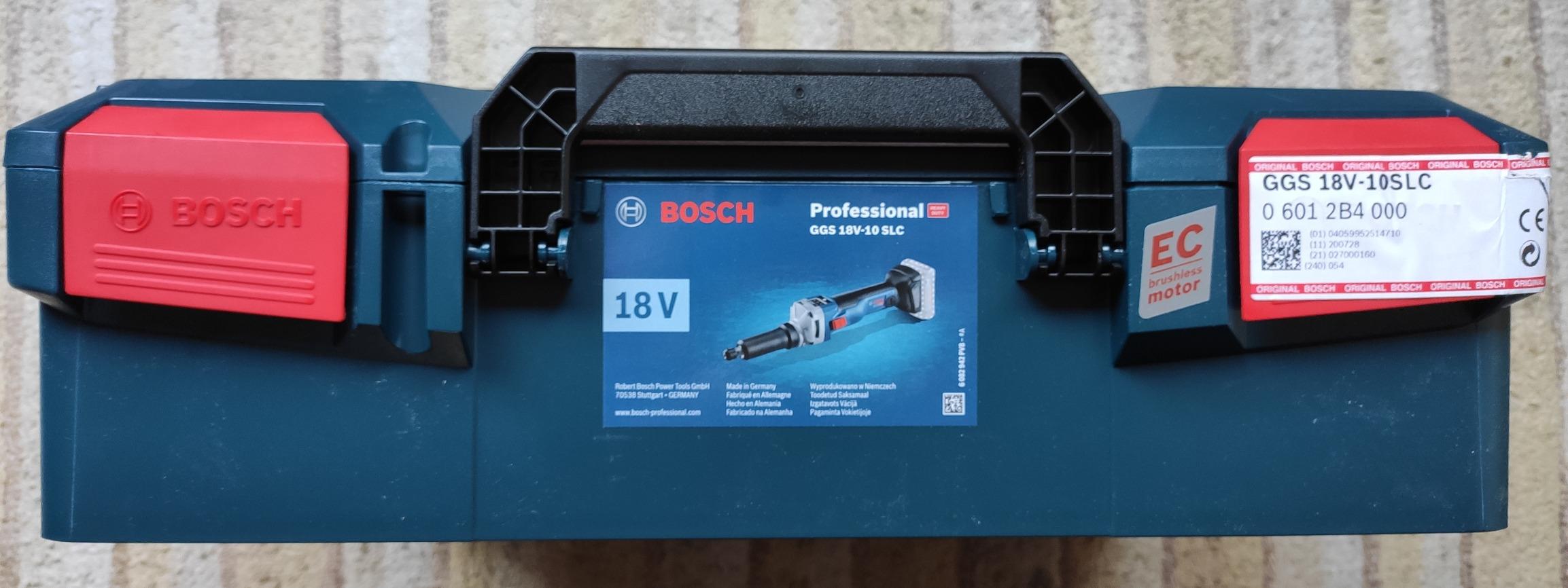 Bosch GGS 18V-10 SLC Meuleuse droite 18V carton