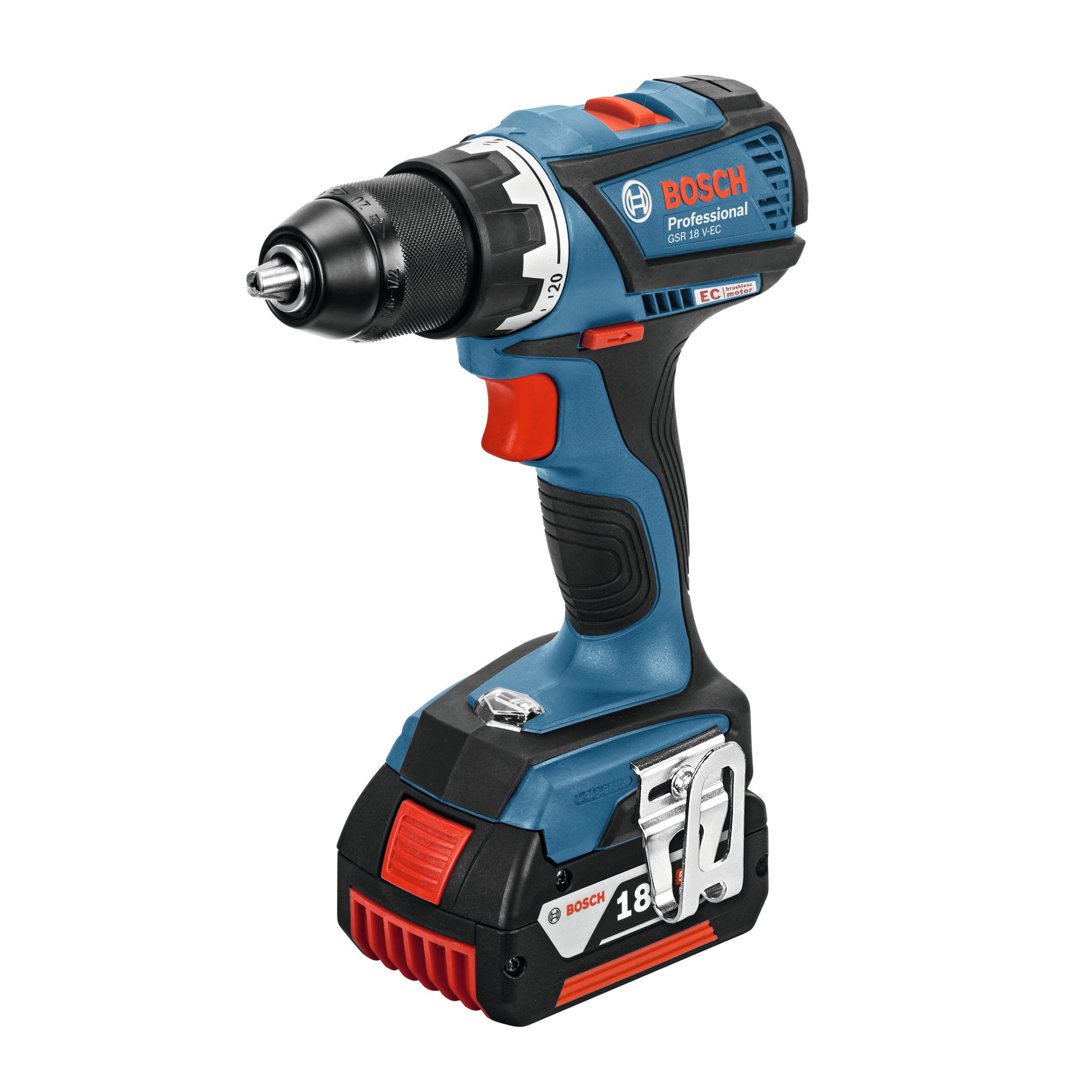 Bosch GSR 18V-EC perceuse-visseuse 18V 2x5,0 Ah