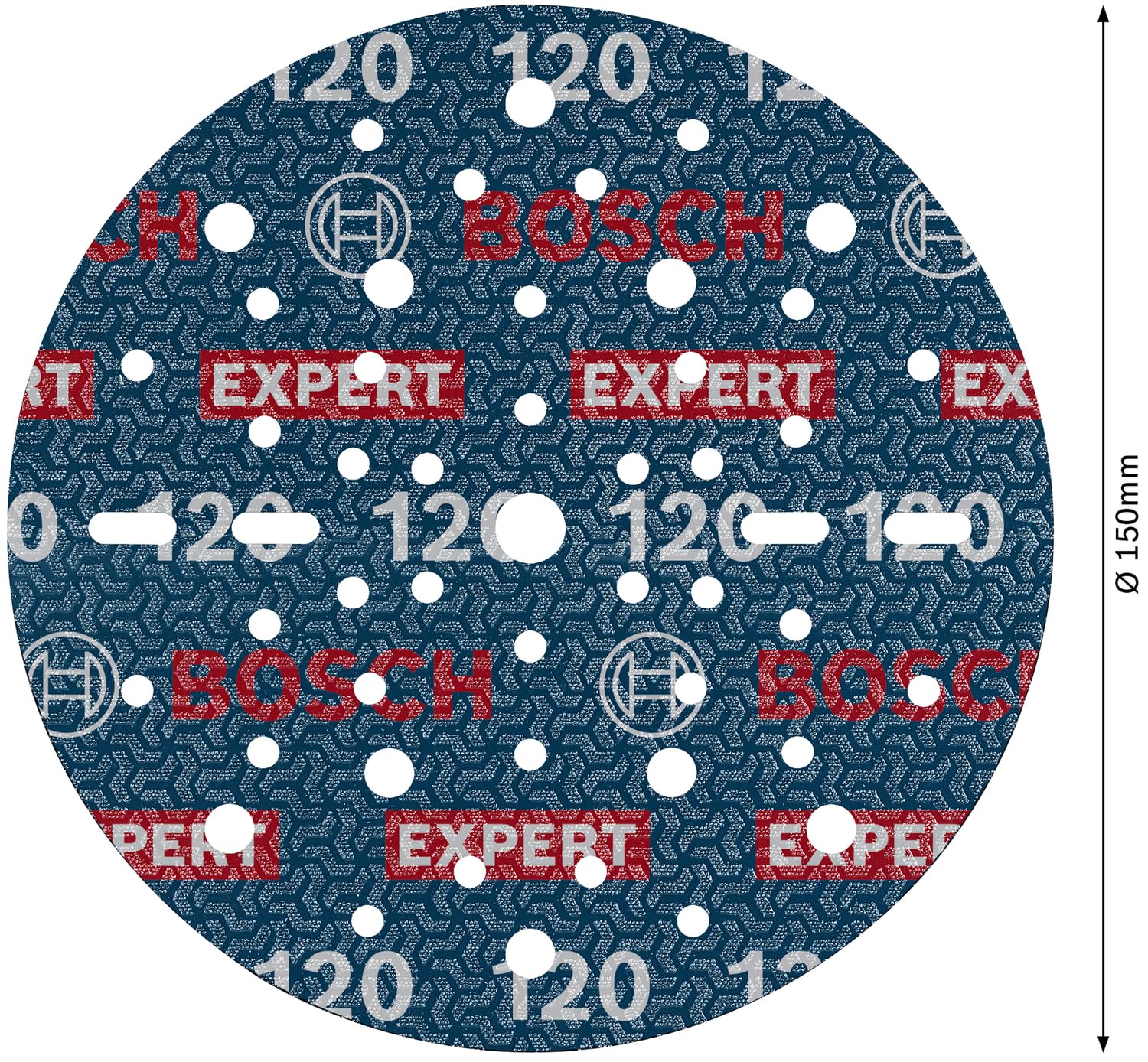 Bosch Expert O780 disque abrasif film 150 mm G120 x6