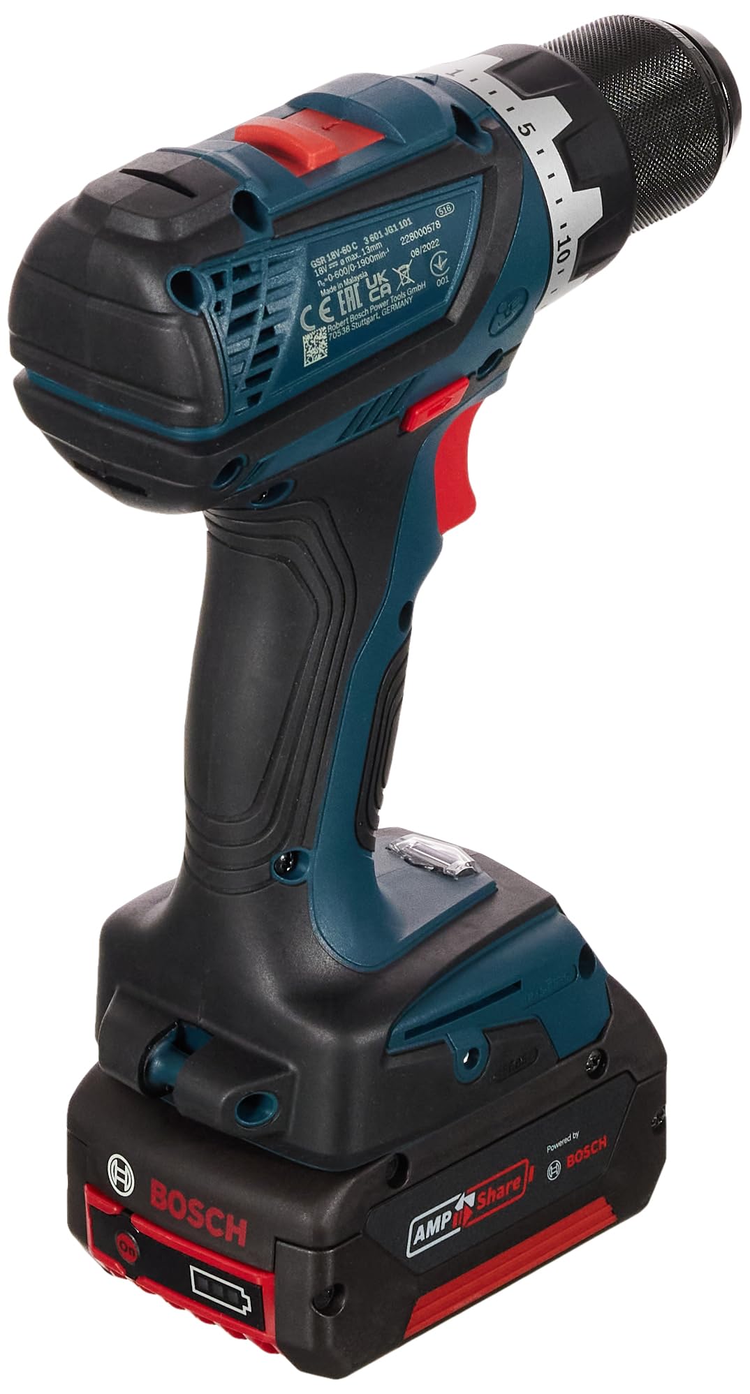 Bosch GSR 18V-60 C perceuse-visseuse 2x 5.0Ah L-BOXX
