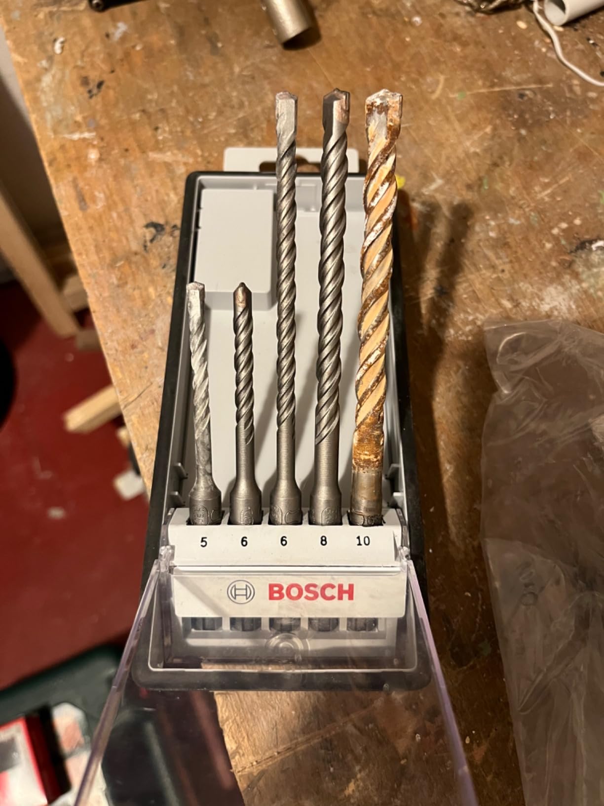 Bosch SDS plus-5 coffret forets béton 5/6/6/8/10 mm 5 pièces