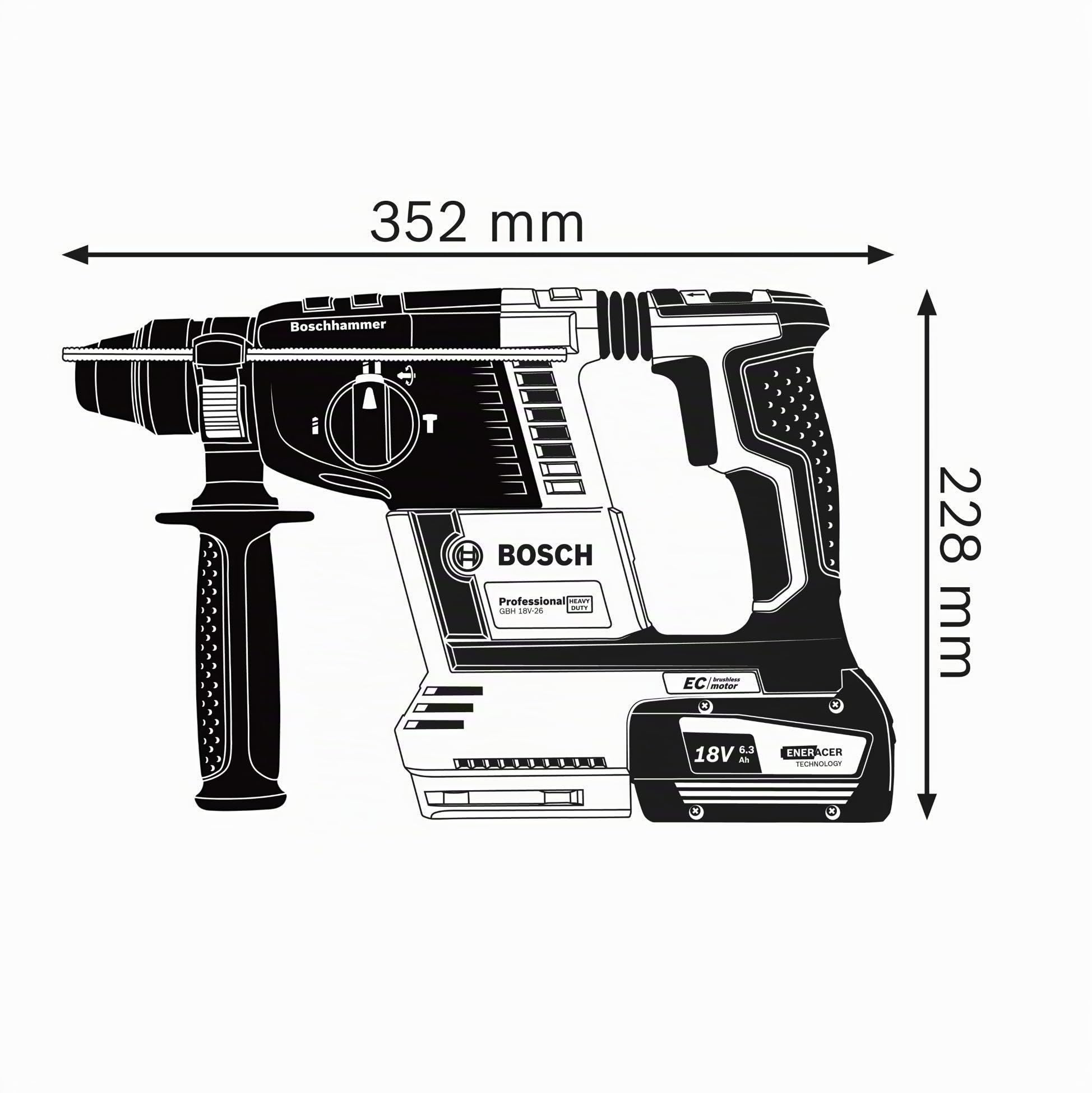 Bosch GBH 18V-26 perforateur SDS plus 18V L-BOXX