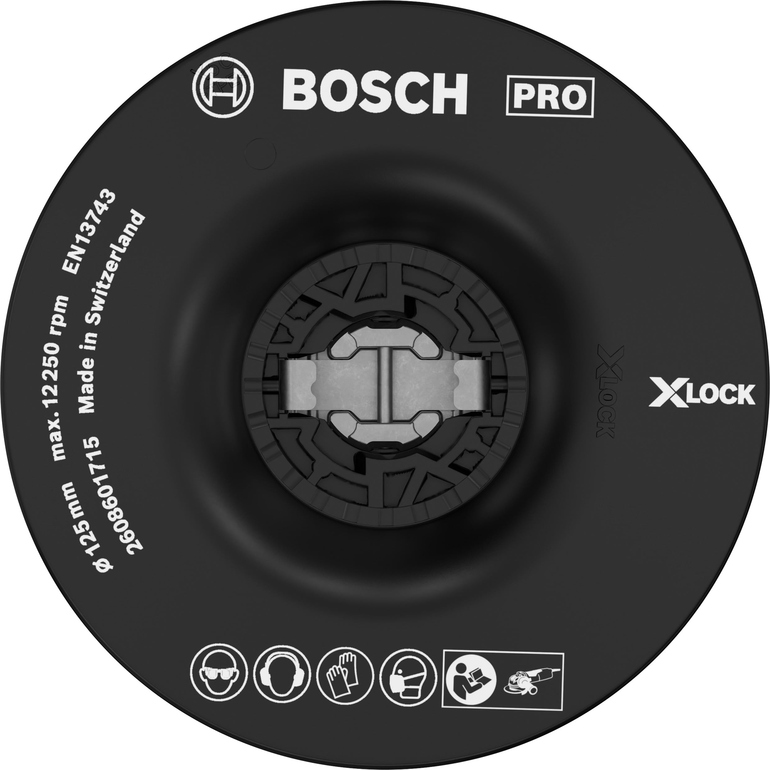 Bosch PRO Backing Pad Plateau Ponçage Moyen 125mm X-Lock