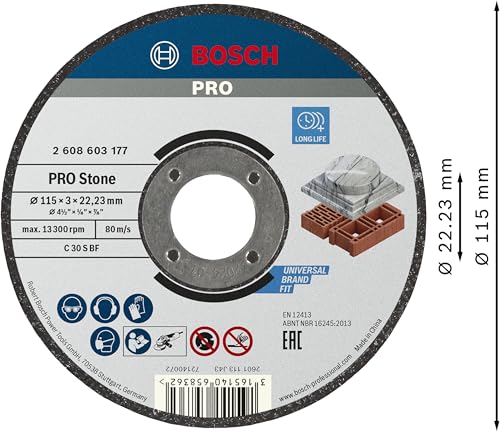 Bosch PRO Stone disque à tronçonner pierre 115 mm