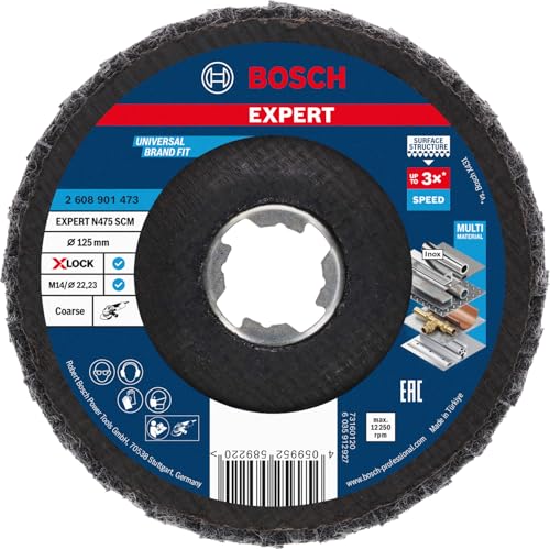 Bosch EXPERT N475 disque abrasif X-LOCK 125 mm gros