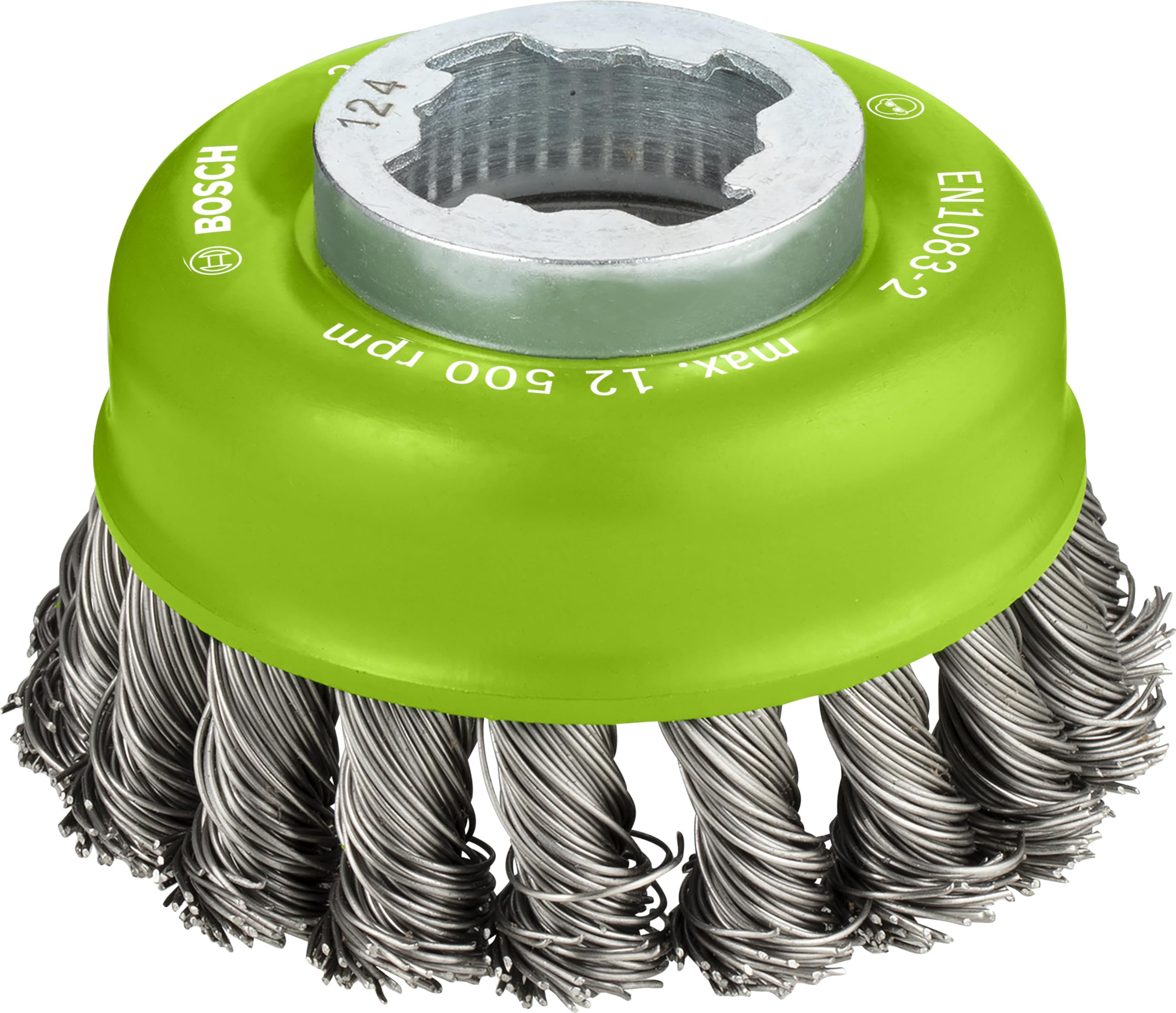 Bosch PRO Stainless Steel brosse boisseau ondulee 75 mm inox