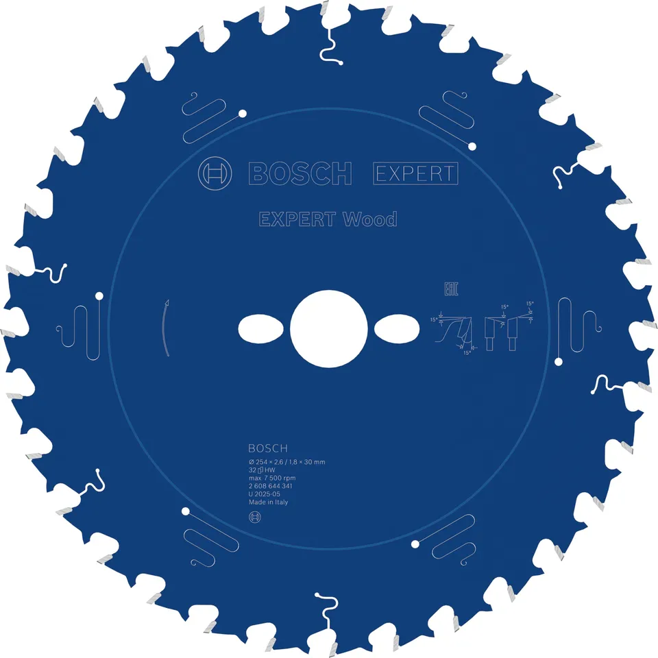 Bosch EXPERT Wood lame circulaire 254x30 mm T32