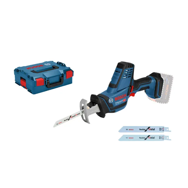 Bosch GSA 18 V-LI C scie sabre 18V L-BOXX 3 lames