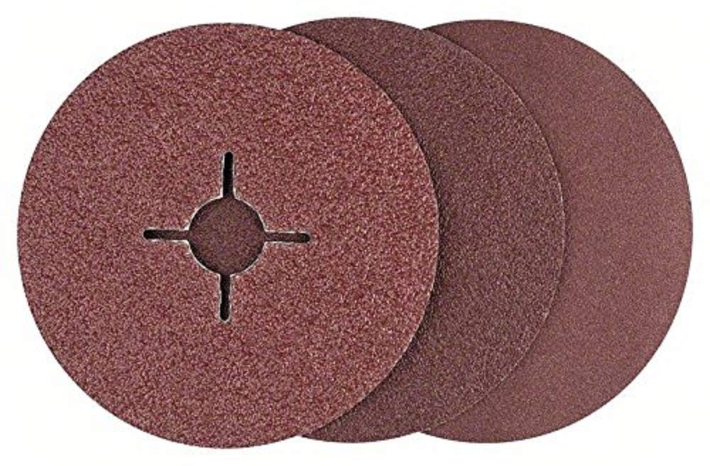 Bosch disques abrasifs 125 mm x12 grains 36/60/100 métal