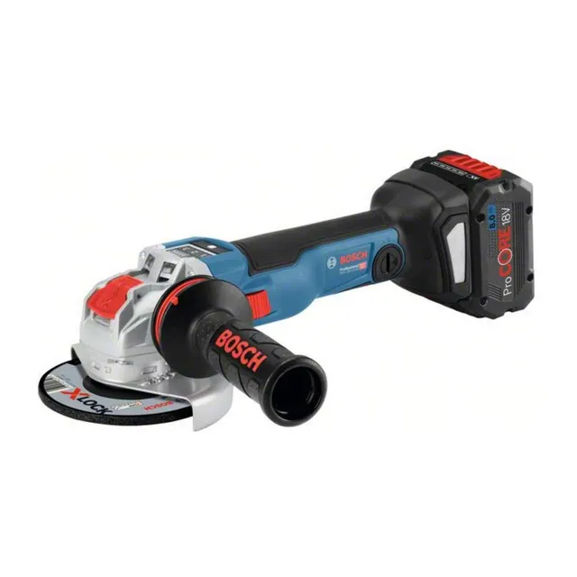 Bosch GWX 18V-10 SC meuleuse 125 mm X-Lock 2x8Ah