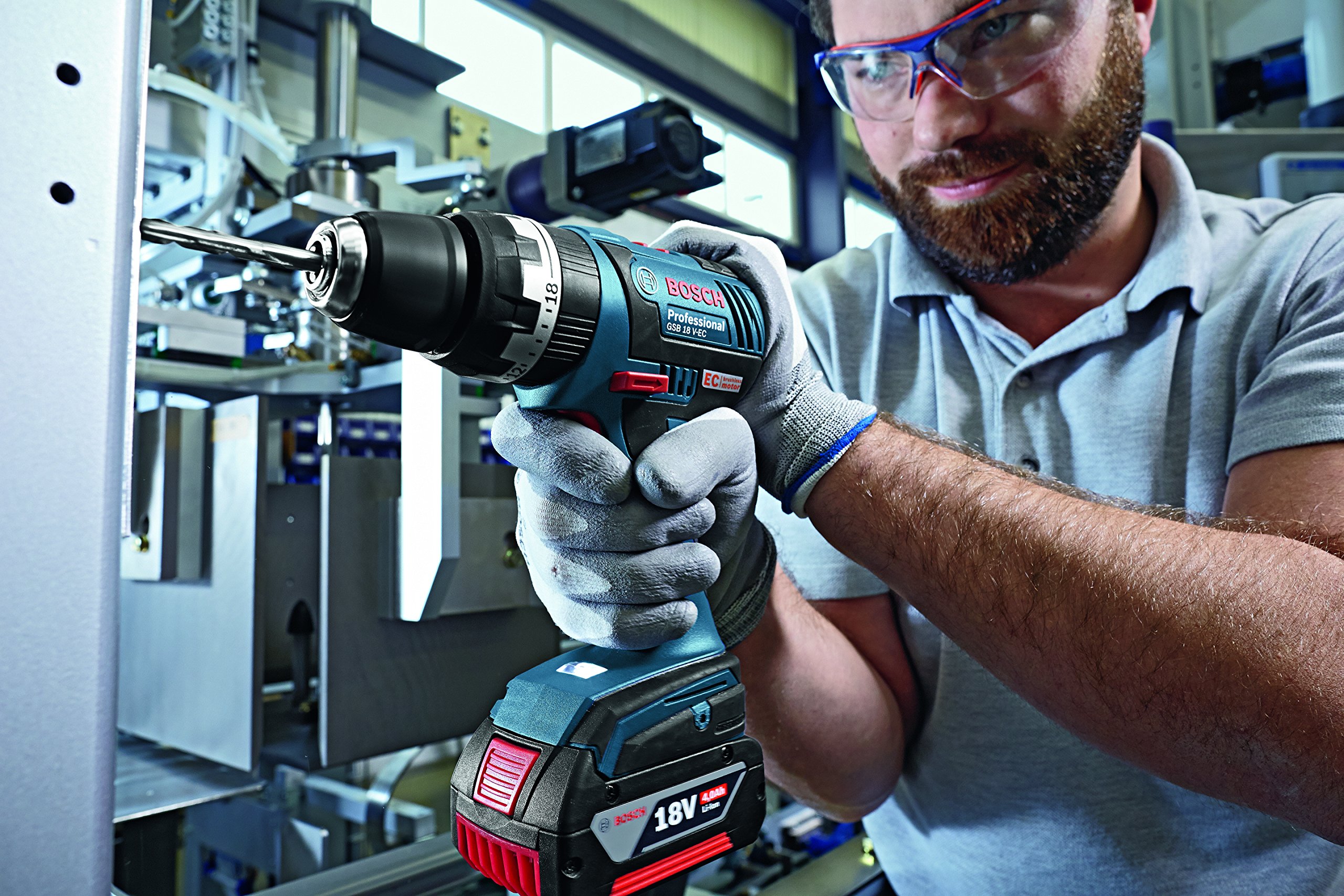 Bosch Professional GSB 18V Perceuse Percussion L-BOXX