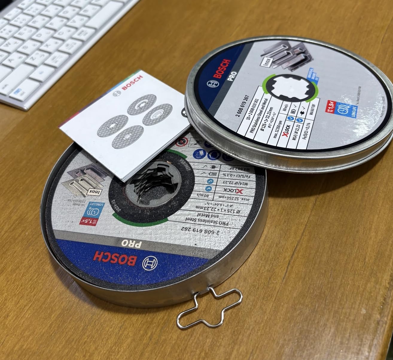 Bosch Disques disque à tronçonner inox 125x1 mm X-Lock x10