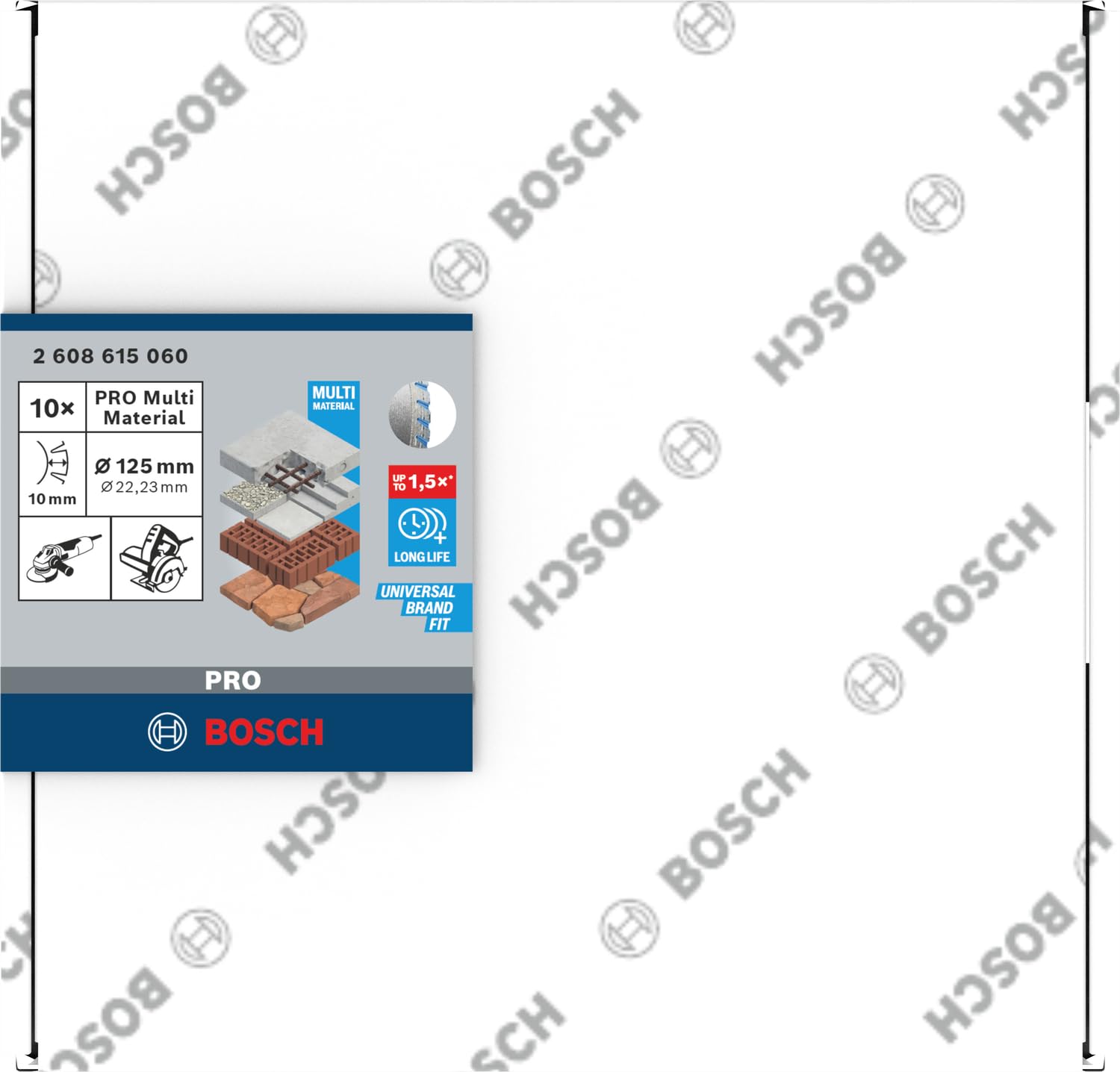 Bosch PRO Multi Material disque diamant 125 mm béton