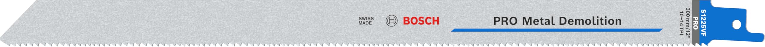 Bosch PRO S1225VF lame scie sabre métal 300 mm lot 5