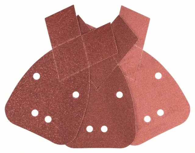 Bosch feuille abrasive ponceuse multi 6 pcs grain 80-180