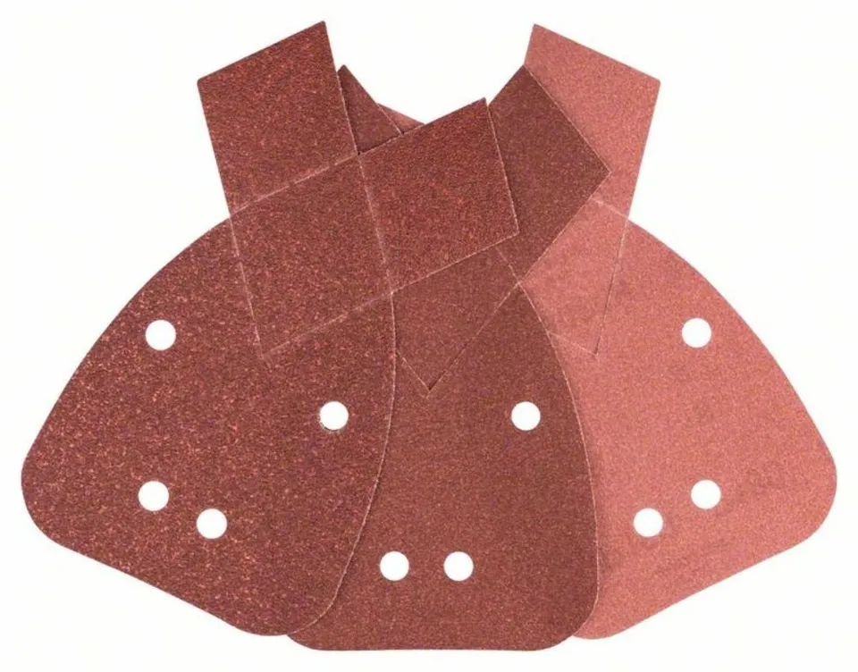 Bosch feuille abrasive ponceuse multi 6 pcs grain 80-180