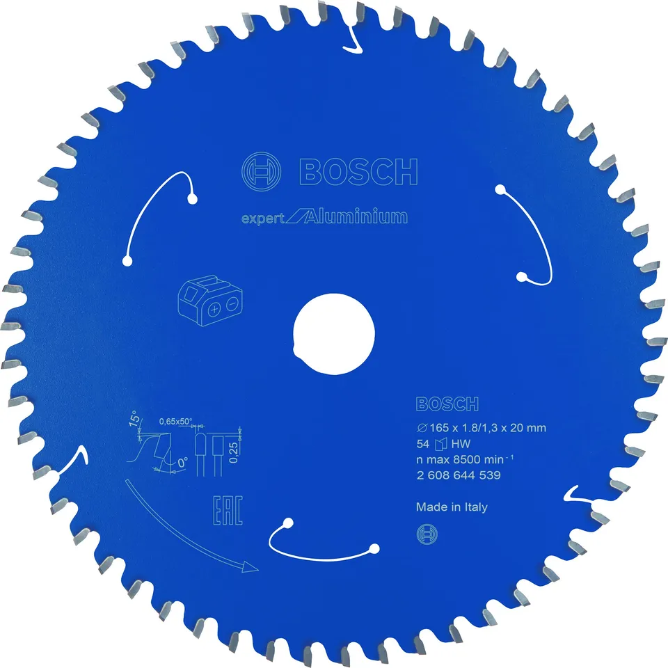 Bosch Expert Aluminium lame scie circulaire 165 mm 54 dents