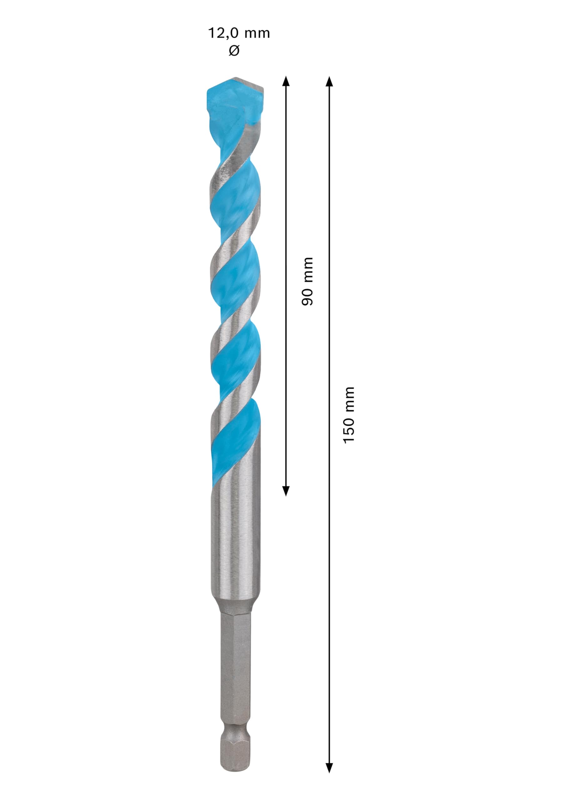 Bosch Expert HEX-9 foret multi matériaux 12 mm