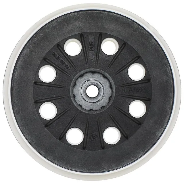 Bosch plateau ponçage mi-dur 125 mm noir