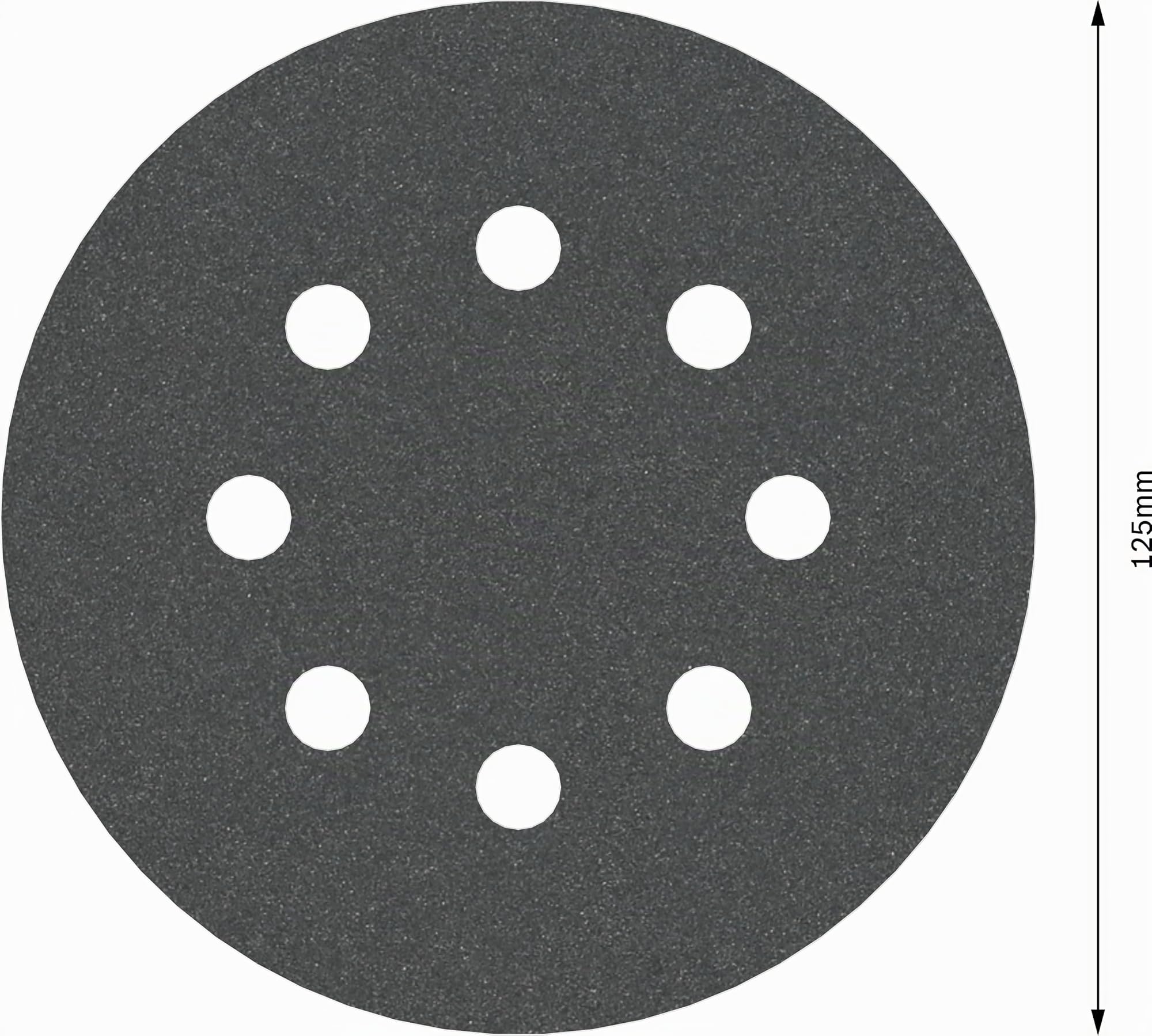 Bosch PRO F355 disque abrasif 125 mm G240 5 pcs pierre