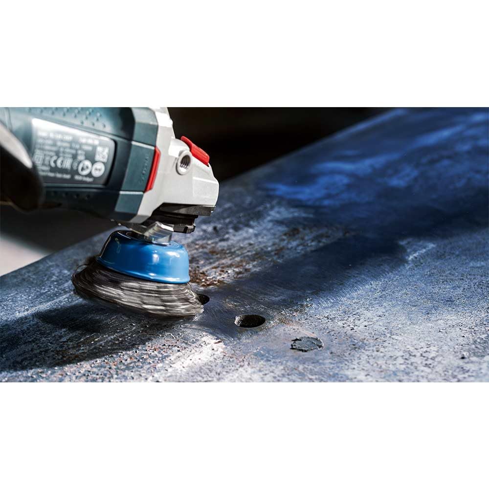 Bosch Brosse Boisseau Inox 65 mm M14 fil 0,35