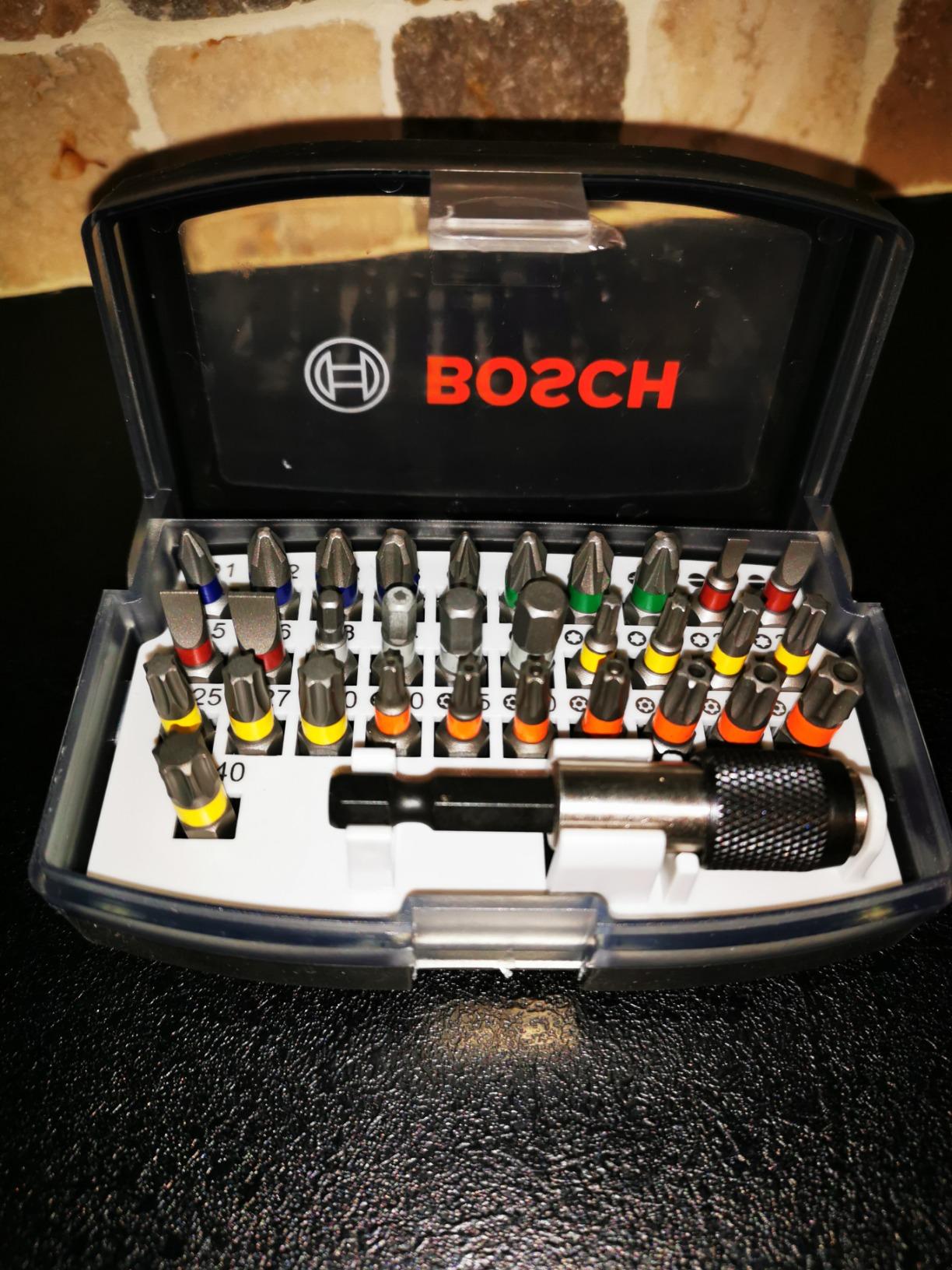 Bosch Assortiment embouts de vissage 32 pièces coffret