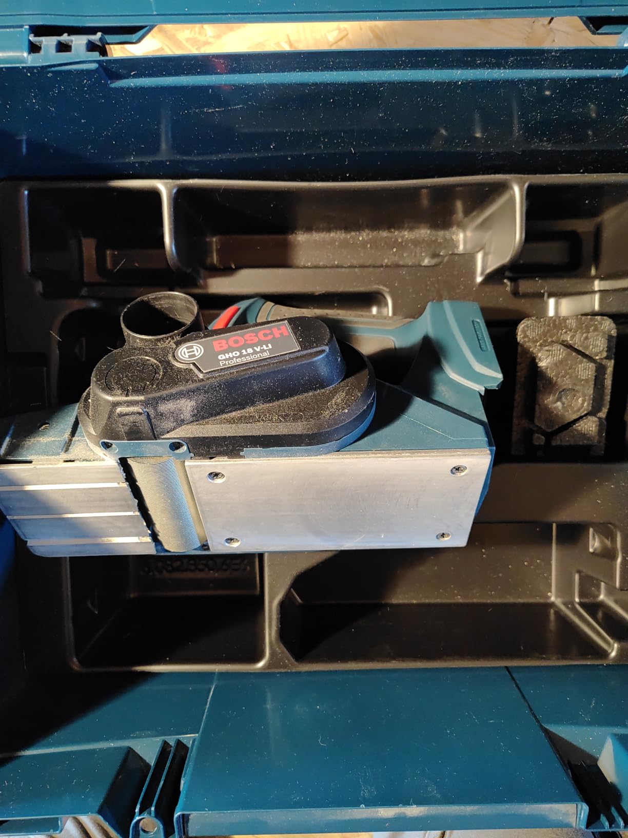 Bosch Professional GHO 18V-LI rabot sans-fil L-BOXX