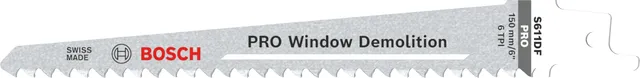 Bosch PRO Window S611DF lame scie sabre x100 démolition