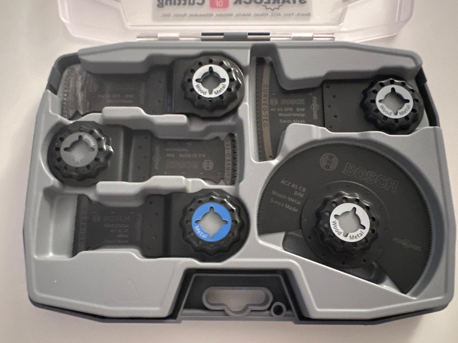 Bosch Starlock coffret 5 lames plongeantes carbure bois métal