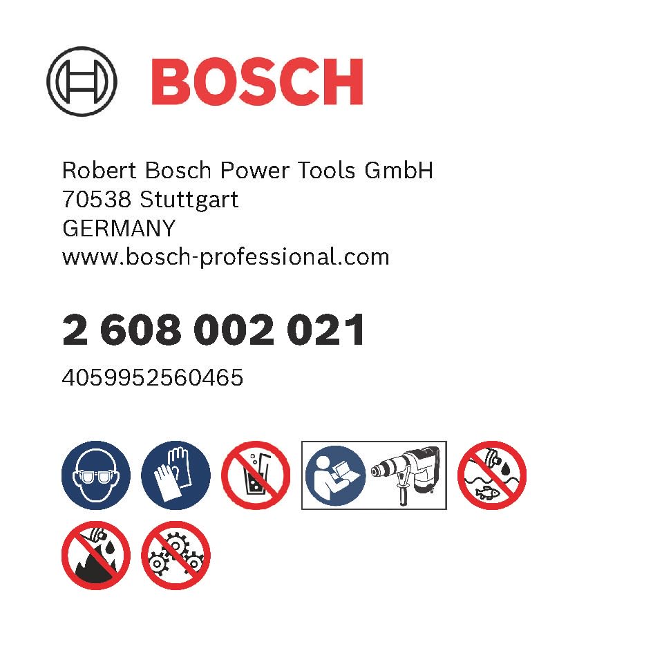 Bosch tube graisse SDS 100 ml foret burin