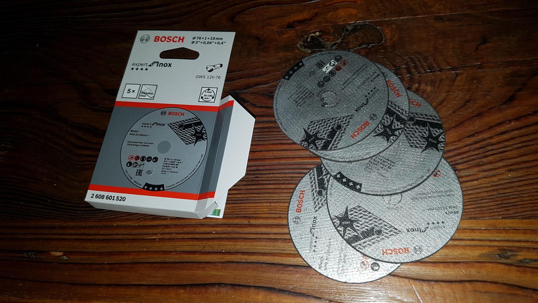 Bosch Expert for Inox disque à tronçonner 76x1x10 mm