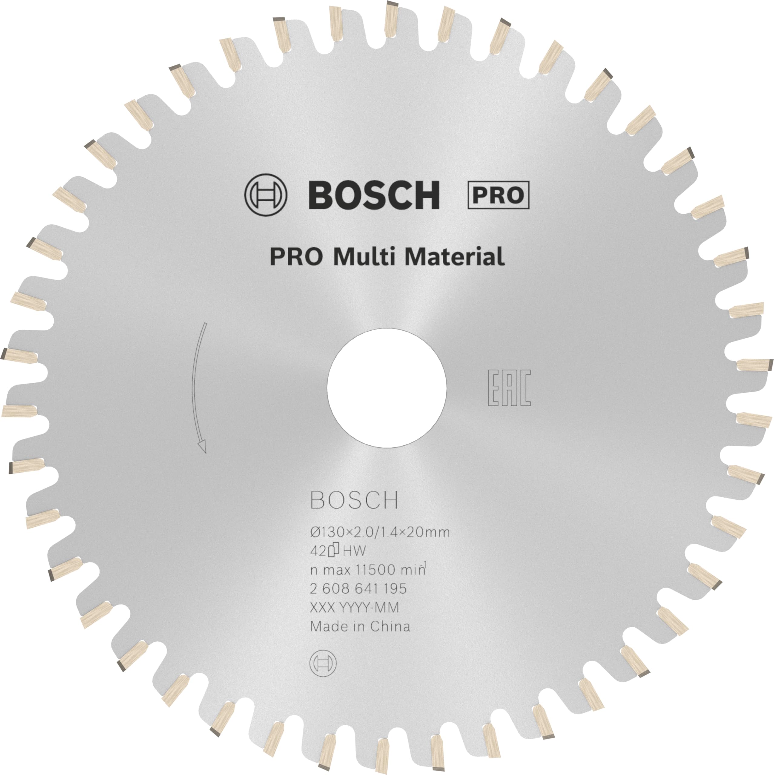 Bosch PRO Multi Material lame scie circulaire 235 mm alu plastique
