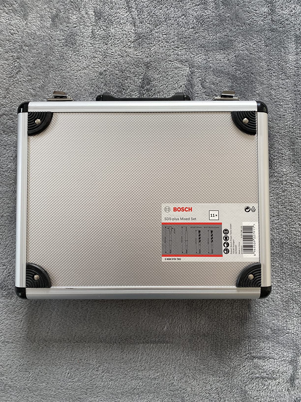 Bosch lot 11 forets SDS plus béton étui alu