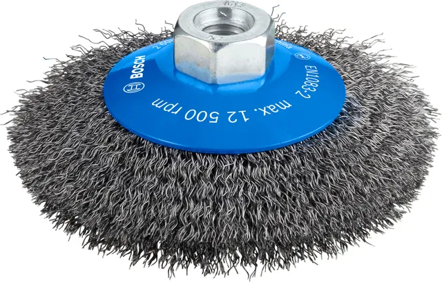 Bosch PRO Steel Brosse conique M14 Ø115 mm acier