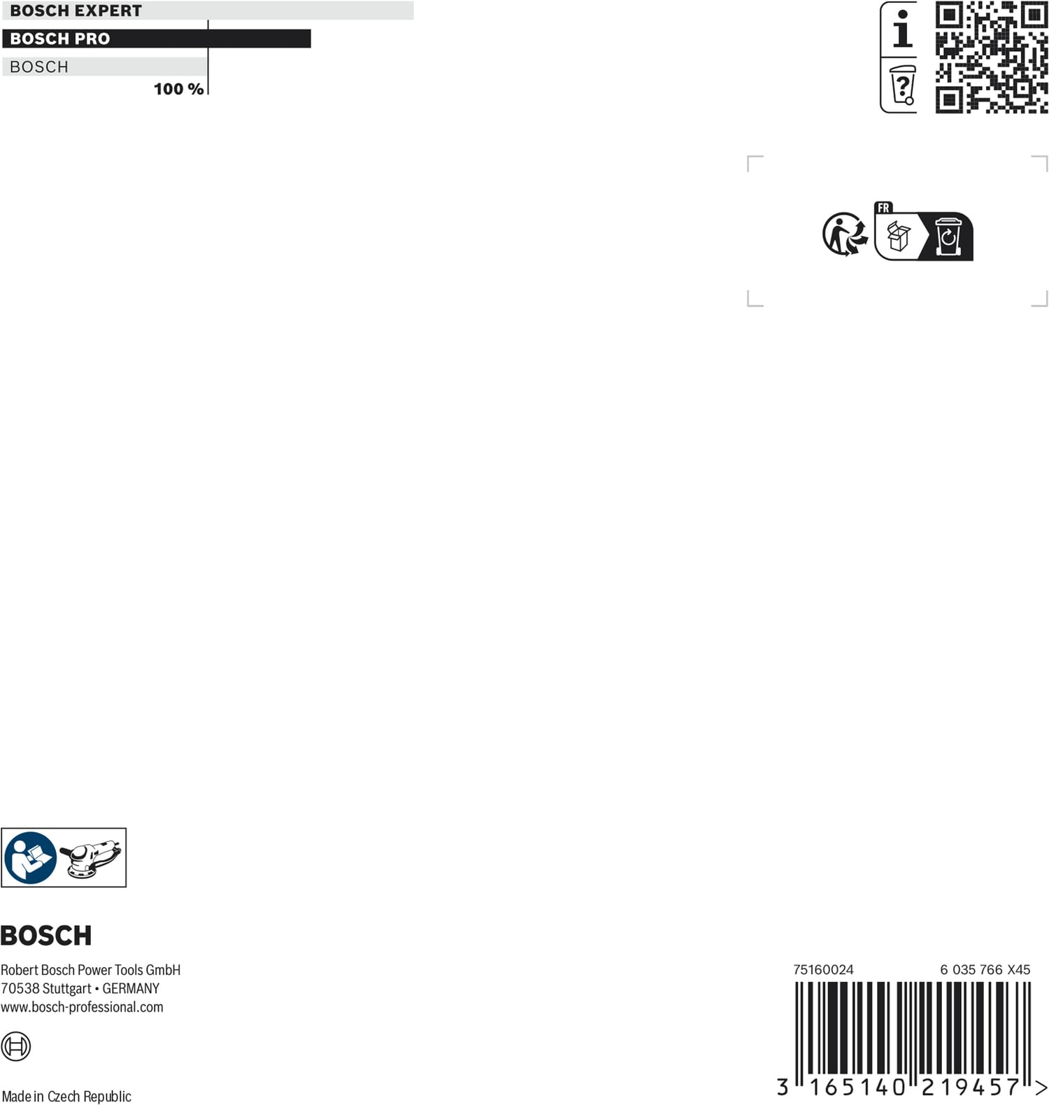 Bosch PRO plateau de ponçage 150mm extra-souple gris