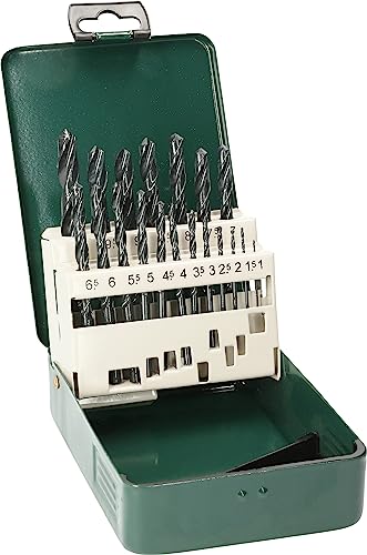 Bosch coffret 19 mèches HSS-R métal 1-10 mm gris perceuse