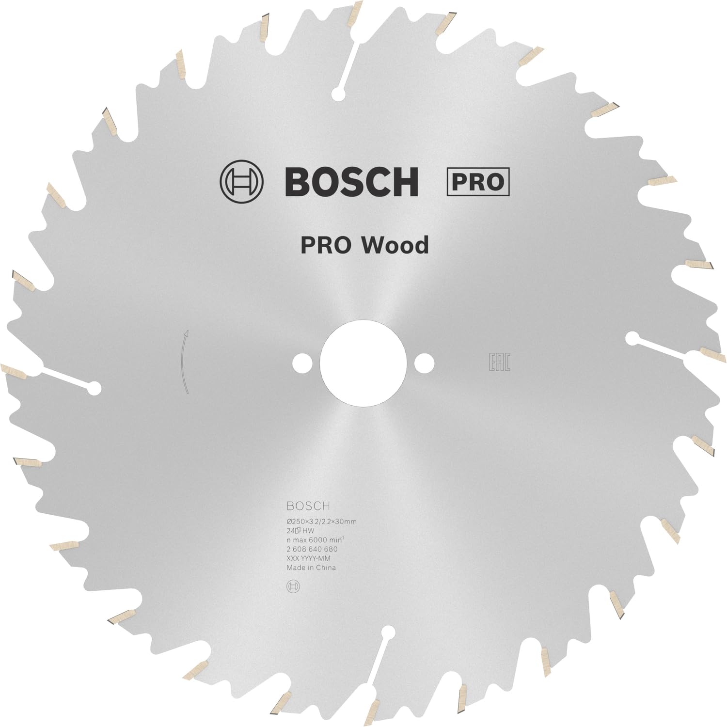 Bosch PRO Wood Lame circulaire 250x30 mm bois