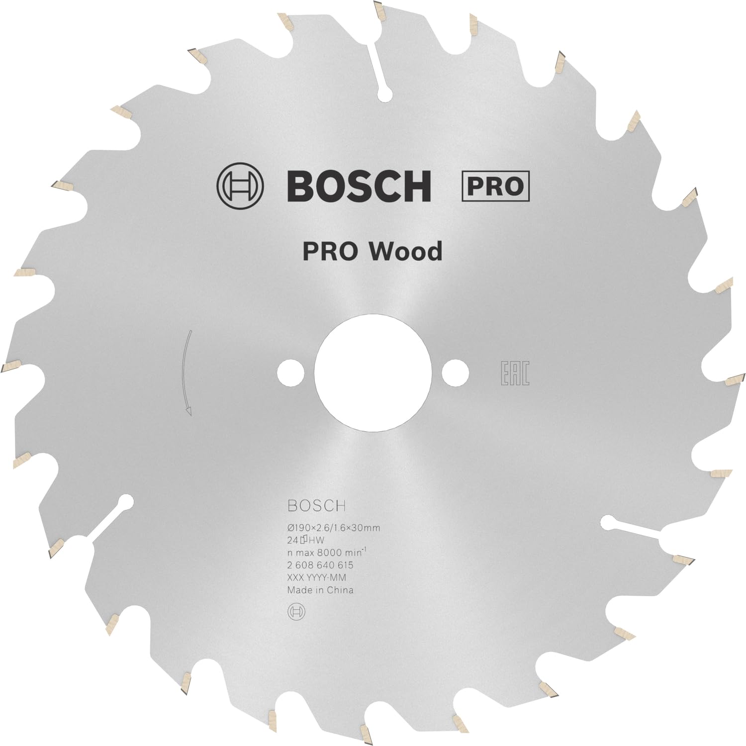 Bosch PRO Wood lame circulaire 190mm 24 dents